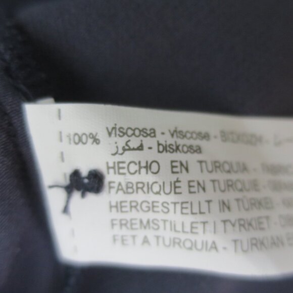 Zara Knotted Satin Effect Shirt Dress Size L - Picture 14 of 14